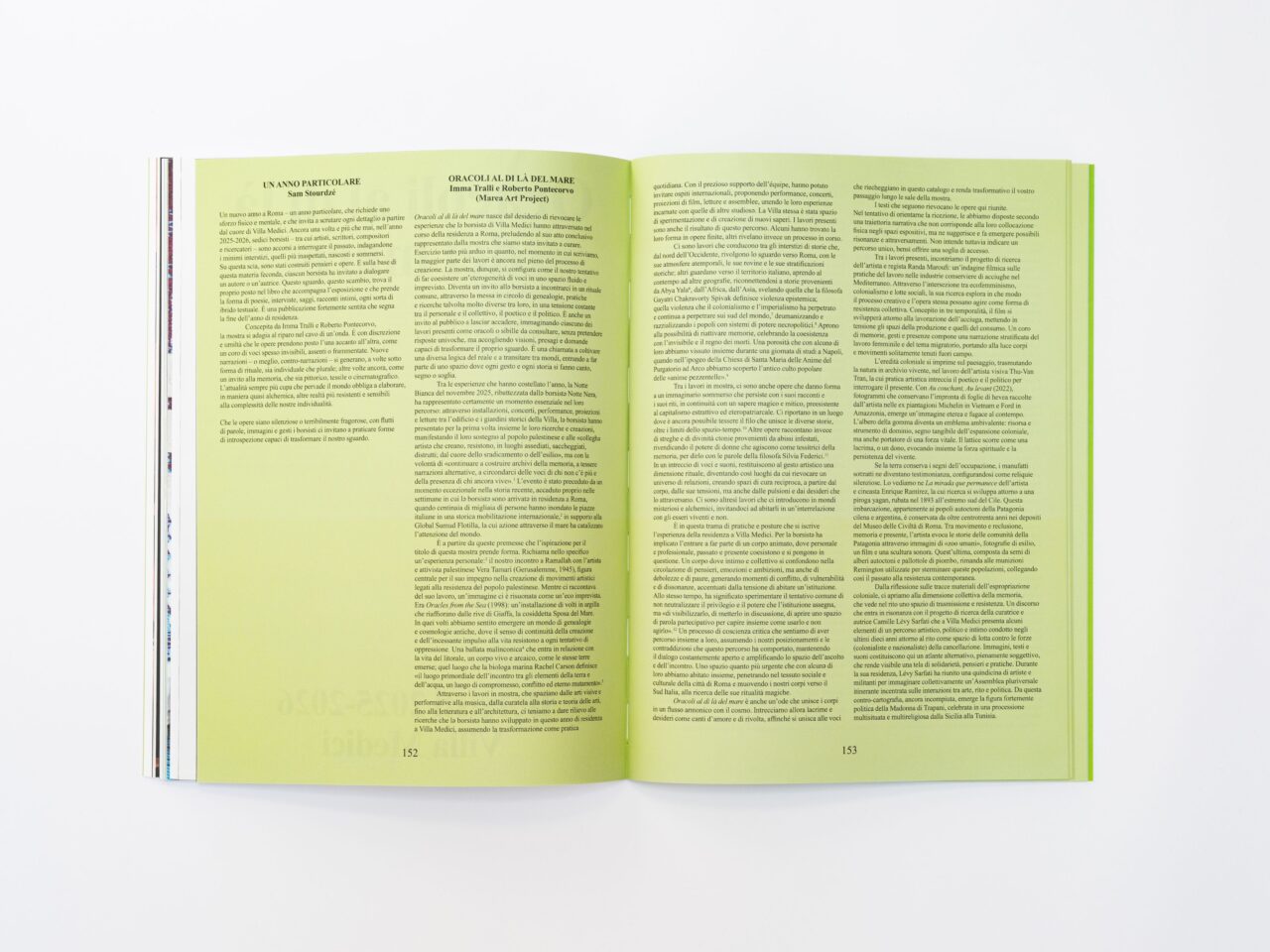 Marea Art Project – Villa Medici – Oracoli al di là del mare – Catalogo12